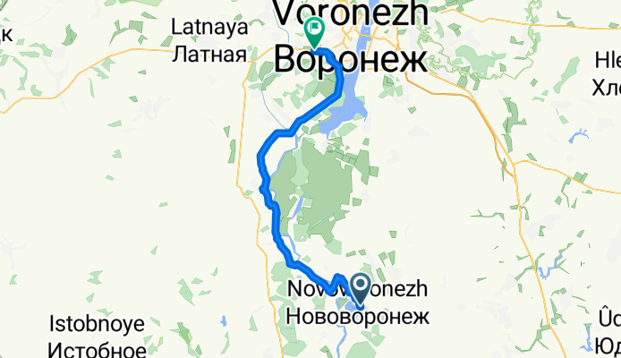 Нововоронеж-Борщево-Костёнки-Рудкино-Воронеж
