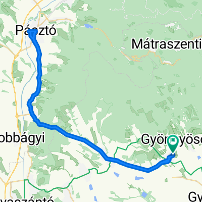 Hóvirág utca 9, Gyöngyöstarján to Hóvirág utca 11, Gyöngyöstarján