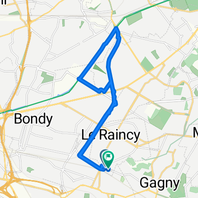 Itinéraire modéré en Le Raincy