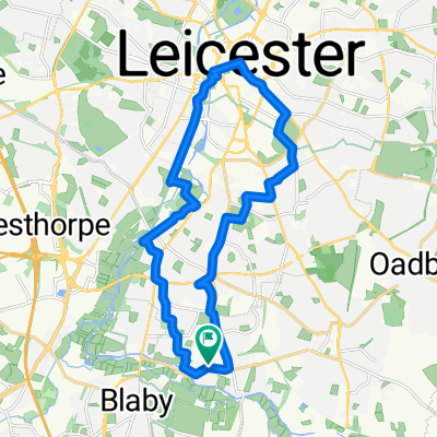 164 Little Glen Road, Leicester to 164 Little Glen Road, Leicester