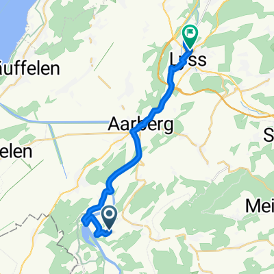 Sportliche Route in Lyss