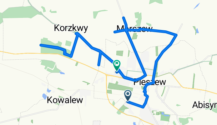 Stanisława Augusta Poniatowskiego 4, Pleszew do Tuwima 20, Pleszew