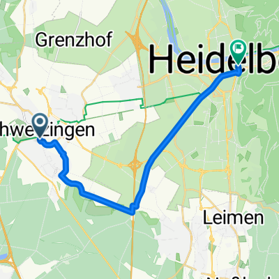 Schwetzingen to HD 1