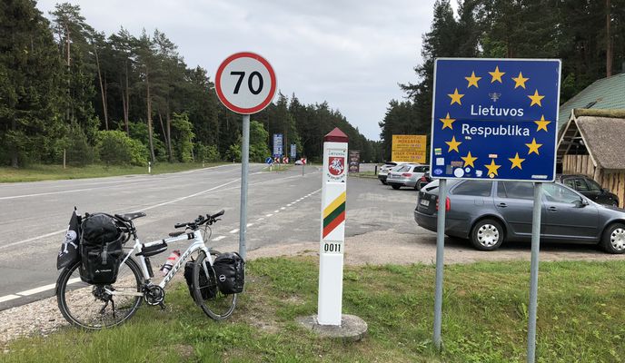Foto 1 der Bikemap-Route "Baltikum-Belarus 06/17: Pāvilosta (LVA) - Šventoji (LTU)"