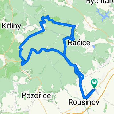 Říčky - Rakovecké údolí - středně těžká 