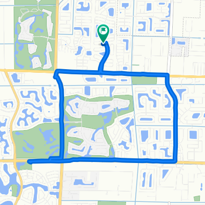 5838 Ithaca Cir W, Lake Worth to 5834 Ithaca Cir W, Lake Worth