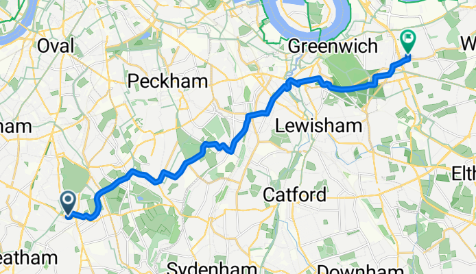 adam to allen - via dulwich, blackheath