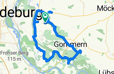 Route in der Bikemap App öffnen