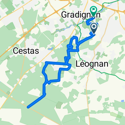 Itinéraire modéré en Gradignan