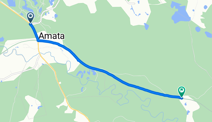 Relaxed route in Drabeši