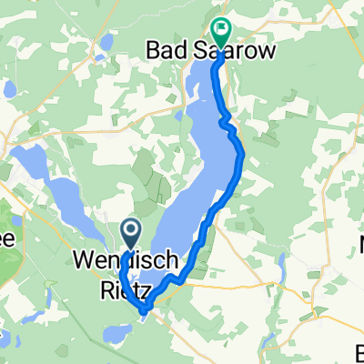 Entspannende Route in