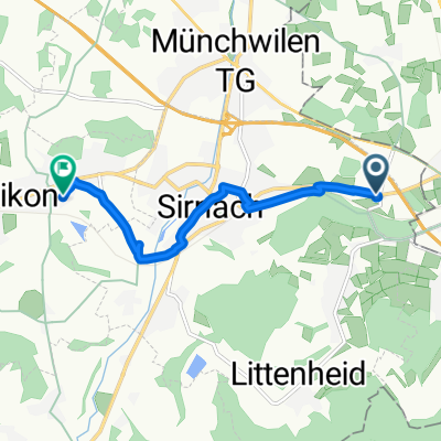 Langsame Fahrt in Eschlikon