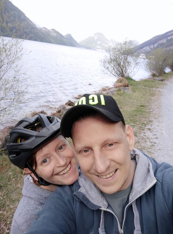 Gerade Fahrt in Sarnen