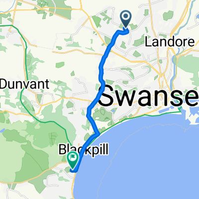 Moderate route in