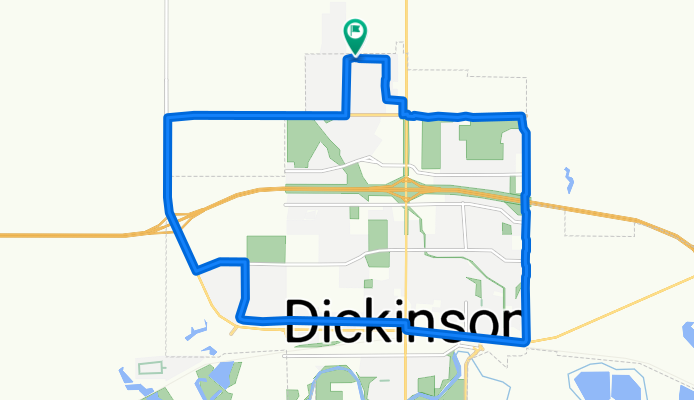 Slow ride in Dickinson