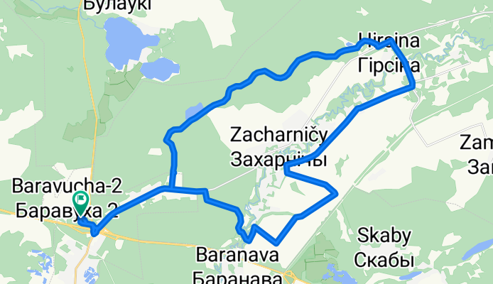 От Borovaya 313, Полацк до Borovaya 313, Полацк