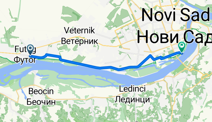 Cara Lazara 67, Futog to Kej, Novi Sad