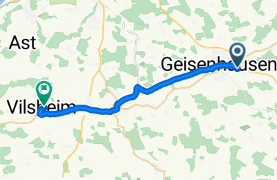 Route in der Bikemap App öffnen