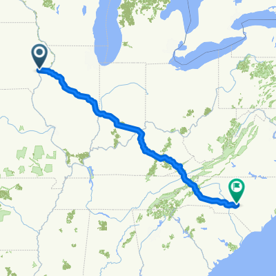 Muscatine to Pinehurst