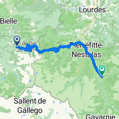 Vom Atlantik zum Mittelmeer; 3. Etappe Eaux-Bonnes : Luz-Saint-Sauveur