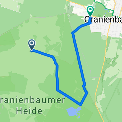 Entspannende Route in Oranienbaum-Wörlitz
