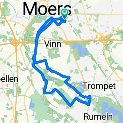 Entspannende Route in