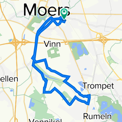 Entspannende Route in