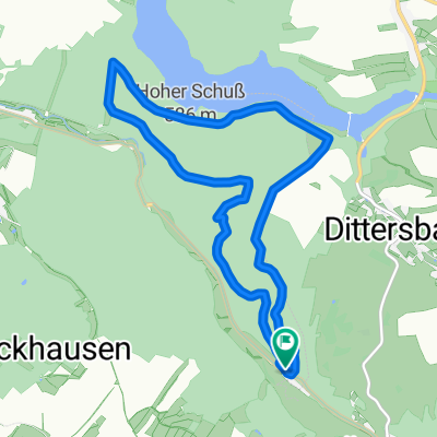 10 km W talsperre lichtenberg