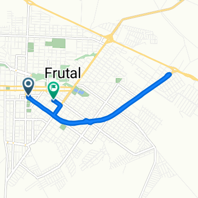 Rota moderada em Frutal