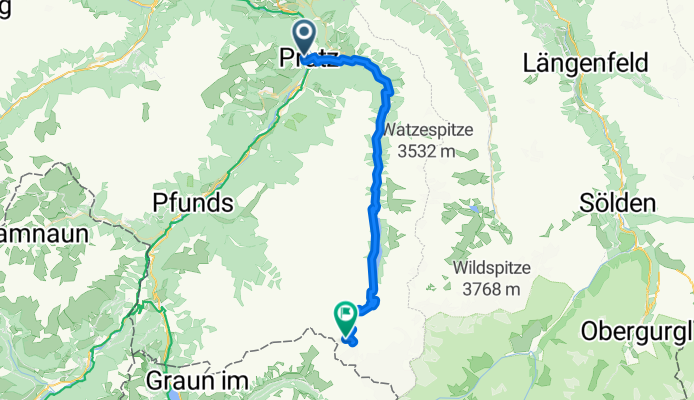 Prutz Kaunertal Gletscher