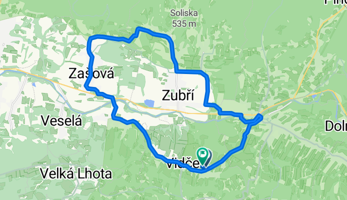 Supersonic route in Vidče
