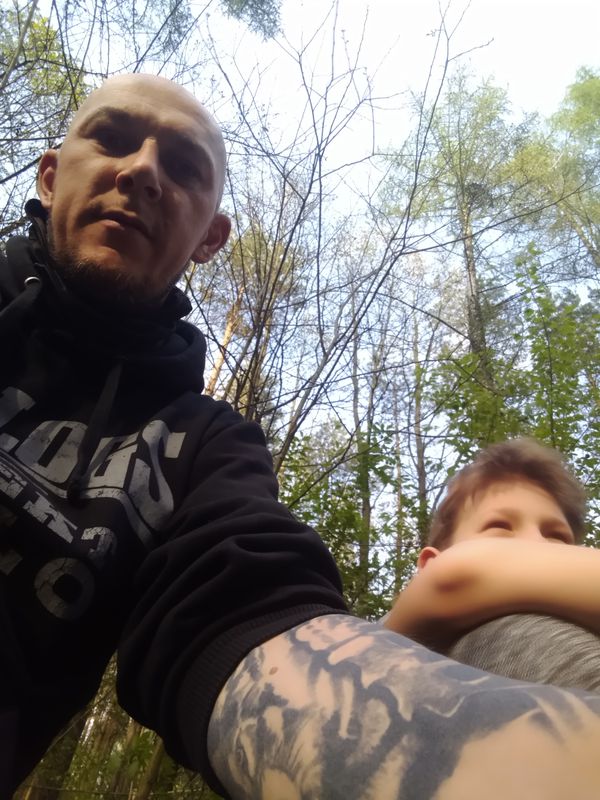 Leniwa ósemka z dzieckiem