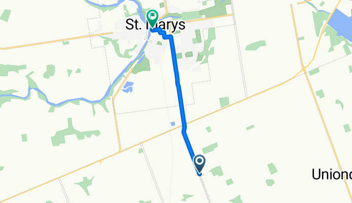 Cracking ride in St. Marys