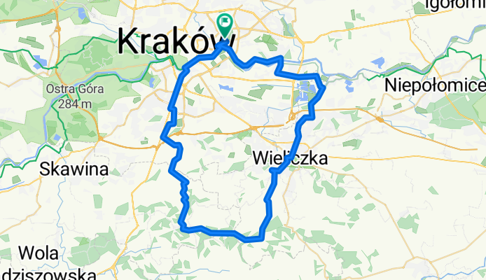 Kraków - Świątniki - Gorzków - Wieliczka