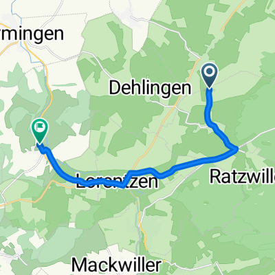 Route stable en Voellerdingen