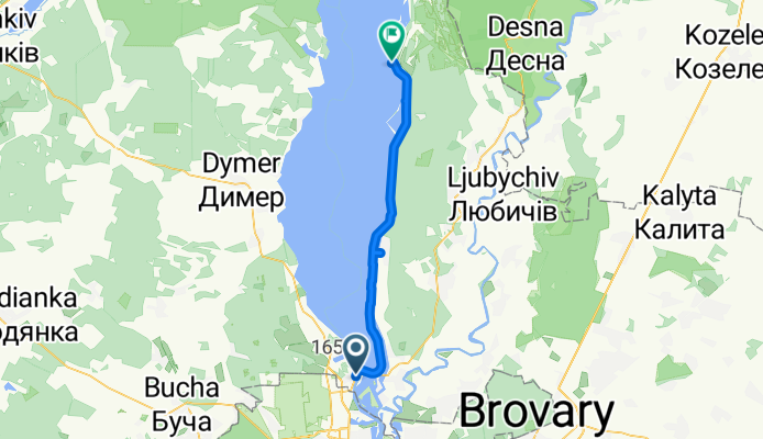 По Левому берегу водохрана