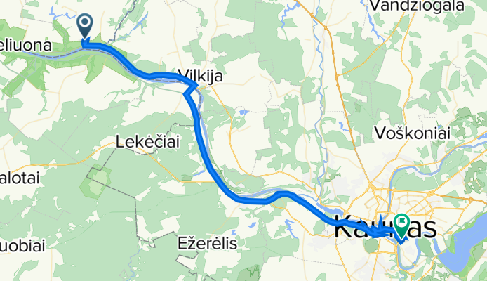 Baltikum-Belarus 09/17: Seredžius - Kaunas (with train to Vilnius)