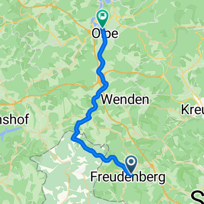 Freudenberg -&gt; zum Biggepavillion in Olpe