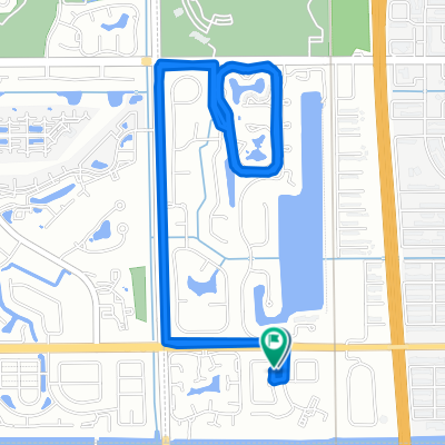 Relaxed route in Boca Raton