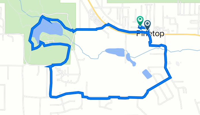 Moderate route in Pinetop-Lakeside