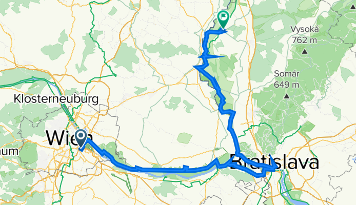Wien-Hamburg 01/10: Wien - Bratislava - Gajary