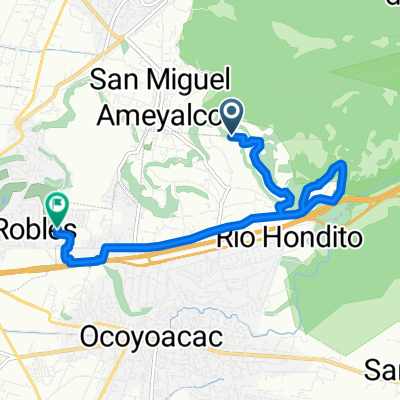 Moderate route in Ocoyoacac