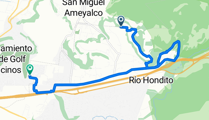 Moderate route in Ocoyoacac