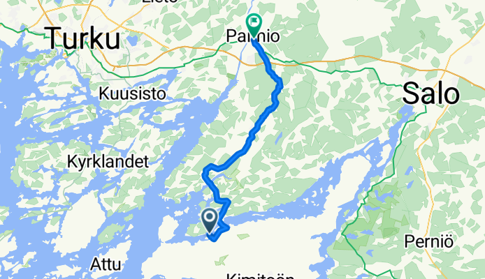 Route to Vistantie 18, Paimio