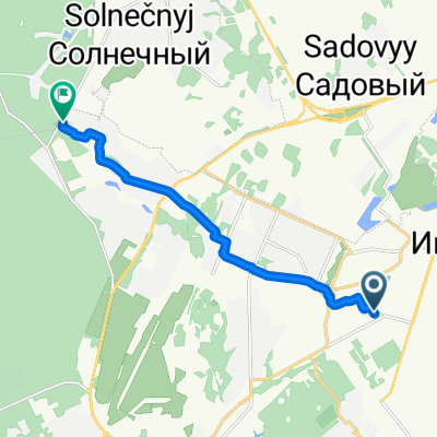 От улица Объединения 33/1, Новосибирск до Микрорайон Стрижи 11, Новосибирск