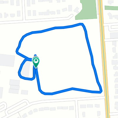 virtual Cross Country 1 km route.