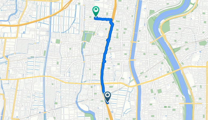 410, Higashikanosatocho, Nakagawa-Ku, Nagoya-Shi to 705, Hattori 4-Chōme, Nakagawa-Ku, Nagoya-Shi