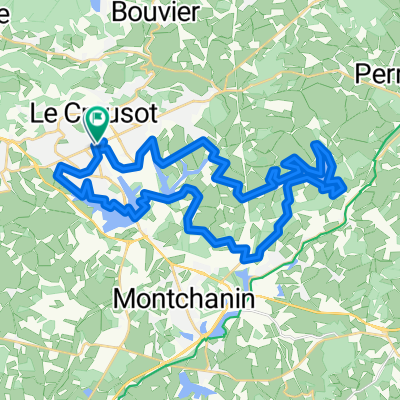 1st MTB ride Le Creusot