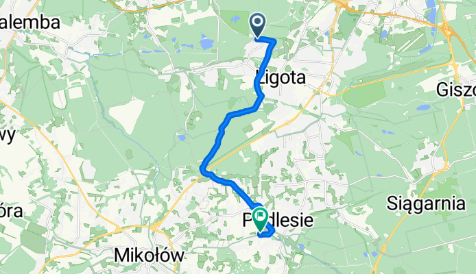 Ogrodowa, Katowice to Kaskady, Katowice