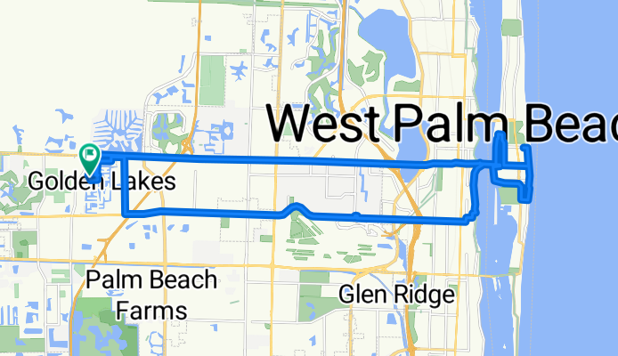 Easy ride in West Palm Beach